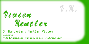 vivien mentler business card